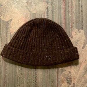 Sofia Cashmere brown beanie os